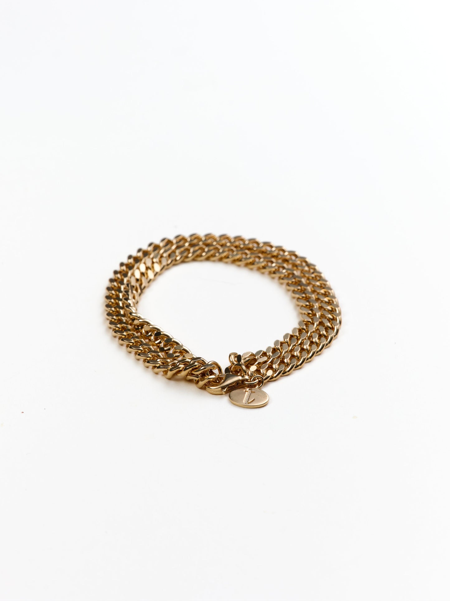Olive Double Chain Bracelet