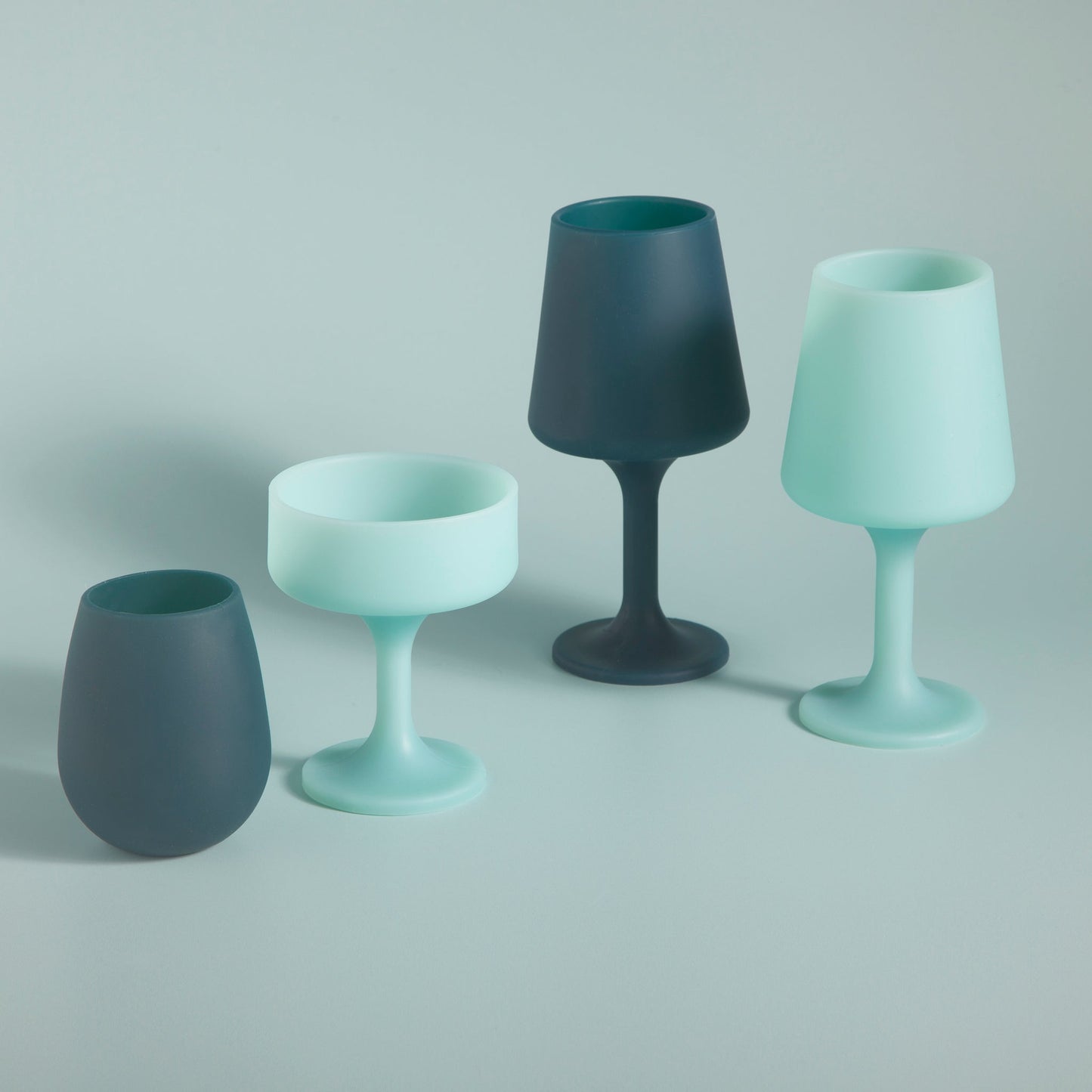 mist + ink | mecc | silicone unbreakable cocktail glasses