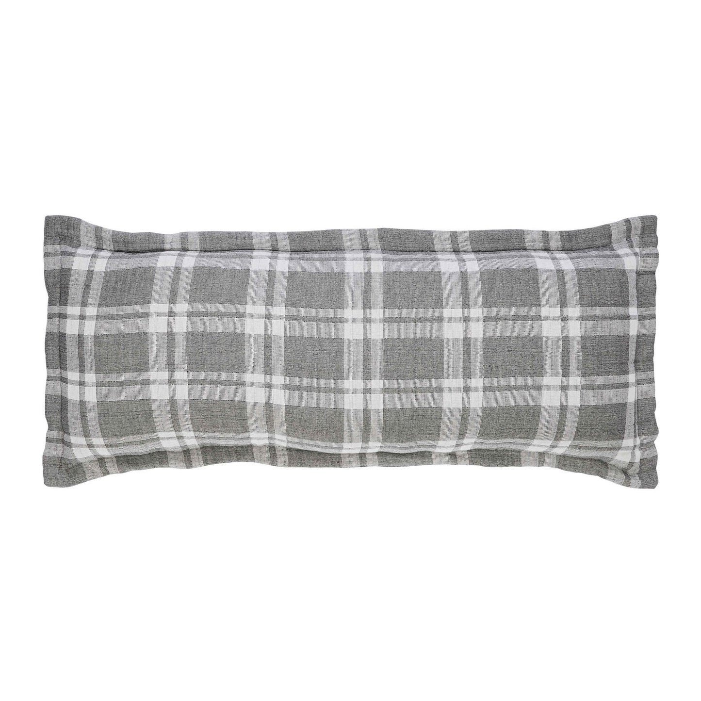 Doyle Check Cotton Blanket Deco Pillow