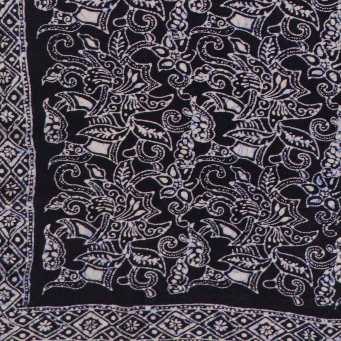 Large 39" Hand Dyed Batik Bandana - Wings