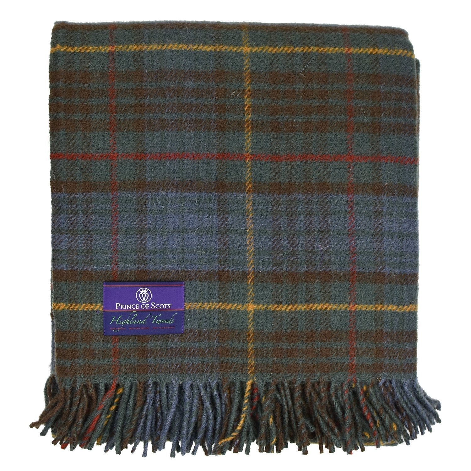 Highland Tweeds New Wool Fluffy Throw ~ Antique Hunting Stewart ~ - Osadia Concept Store