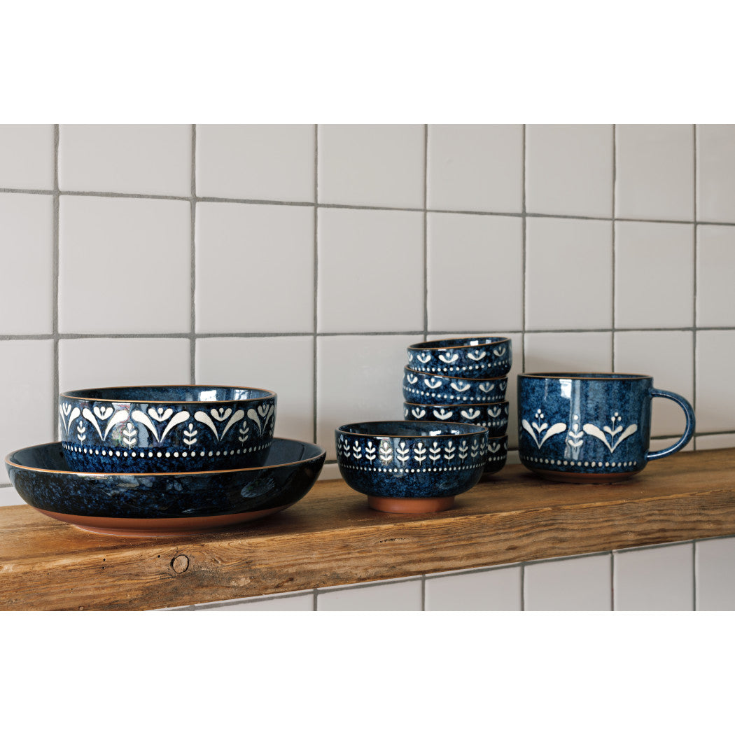 Set of 6 Nightbloom Dessert Bowl 4.5 Inch