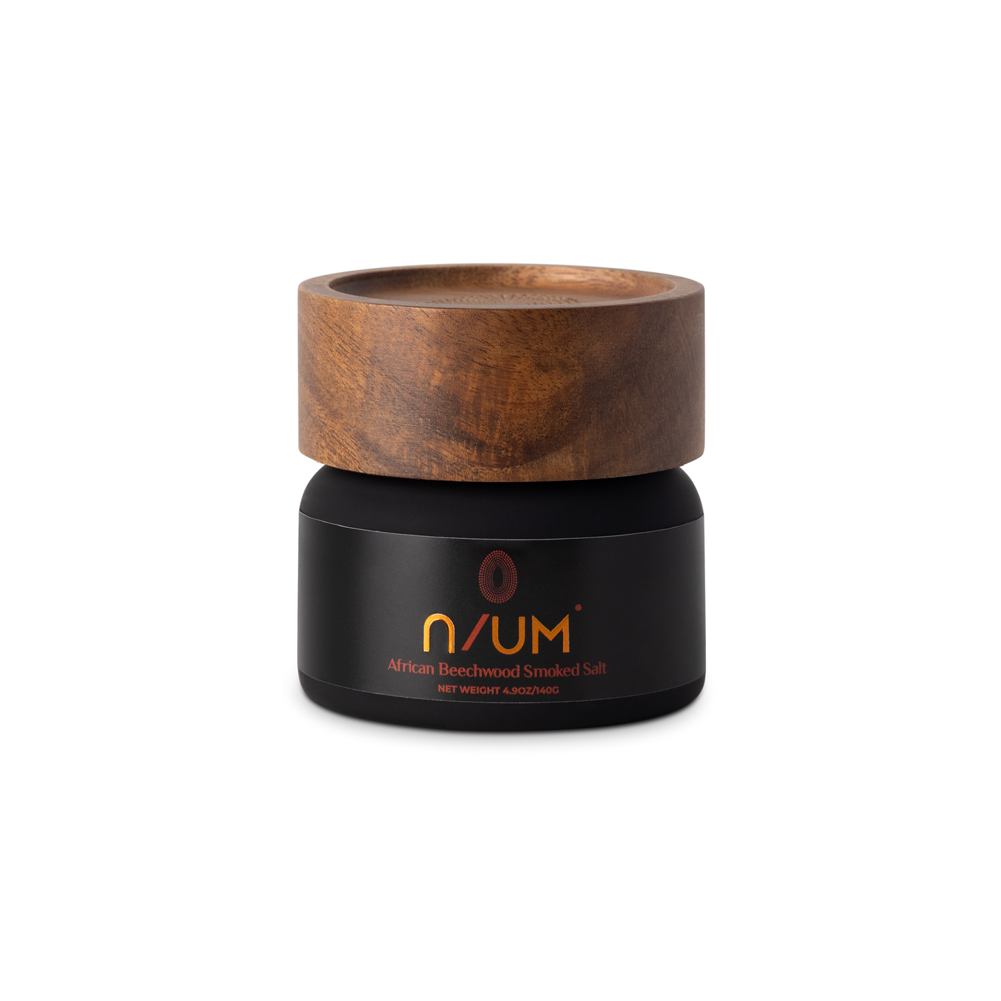 African Beechwood Smoked Salt & Grinder Set