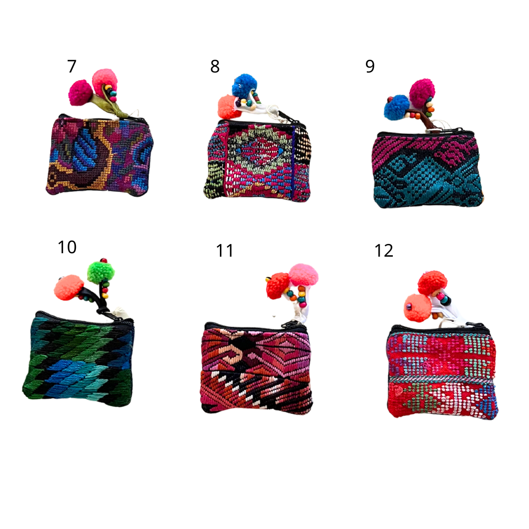 Maya Up-cycled Huipil Cosmetic One-of-a-Kind Bag (Tiny) - Guatemala - Osadia Concept Store