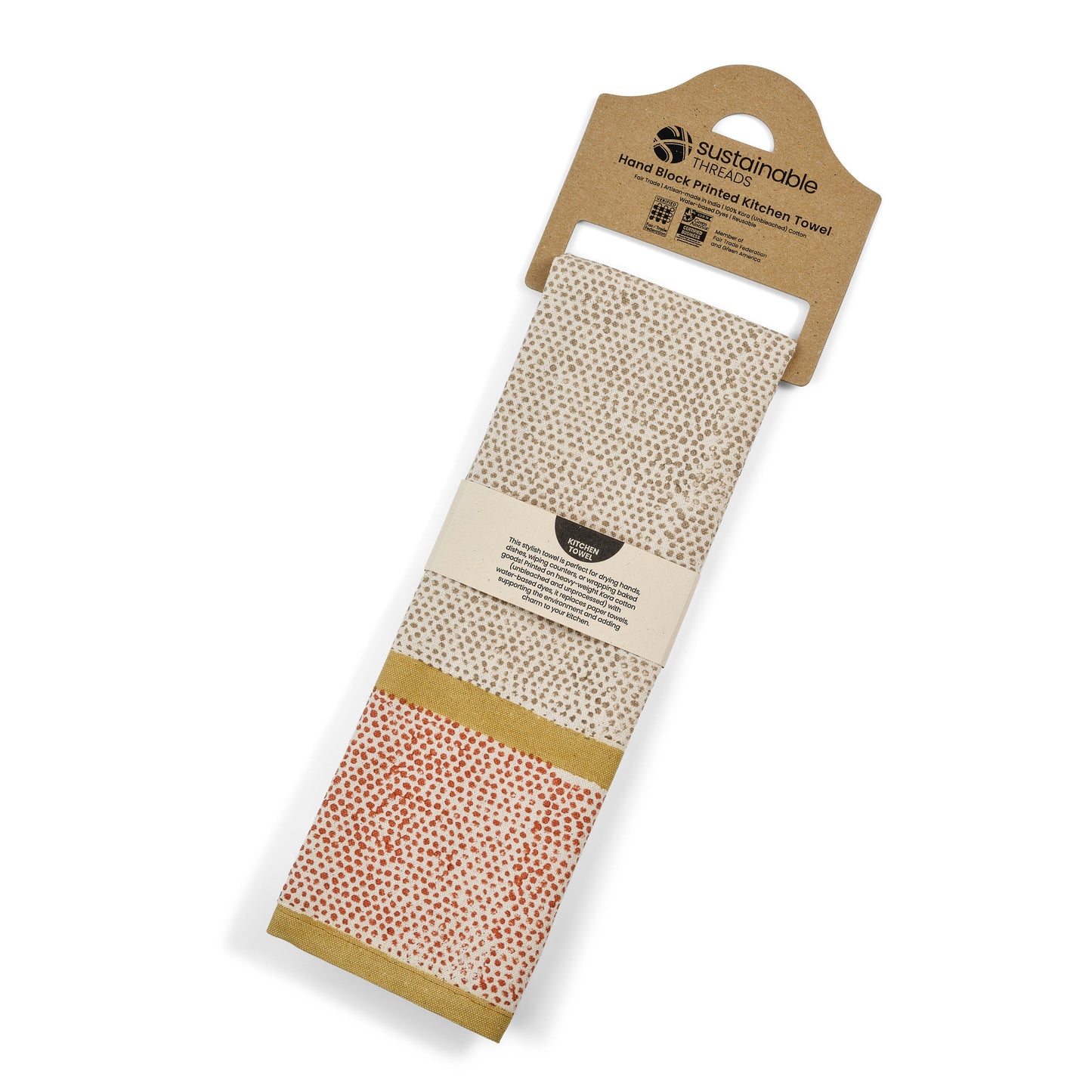 Kora Cotton Kitchen Towels | Set of 2 | RAINDROP