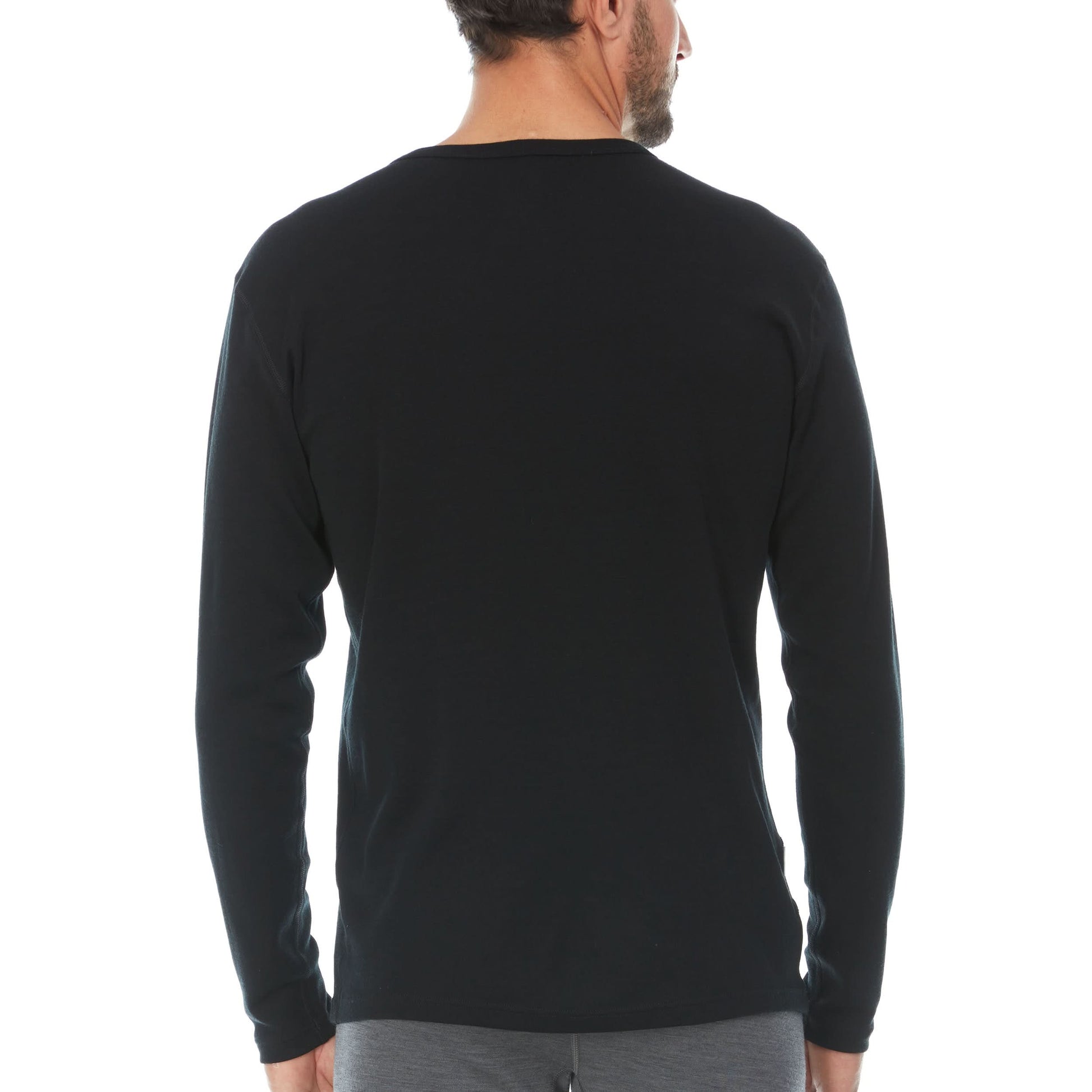 Men's Wool Thermal Top Midweight Base Layer - 100% Merino Wool - Osadia Concept Store