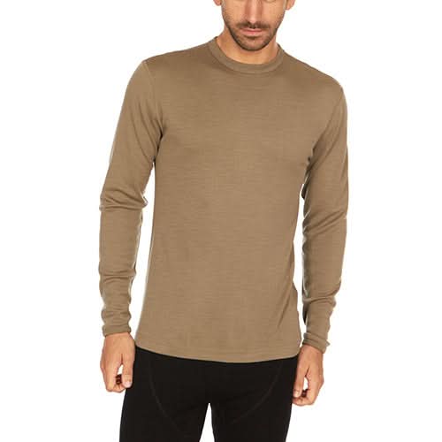Men's Wool Thermal Top Midweight Base Layer - 100% Merino Wool - Osadia Concept Store