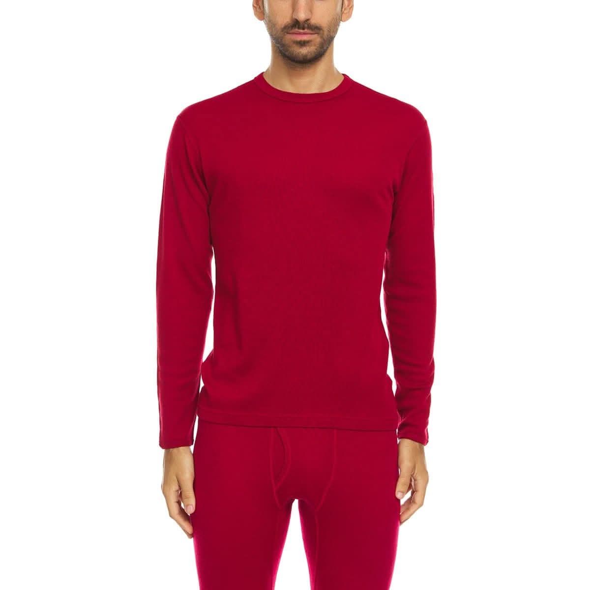 Men's Wool Thermal Top Midweight Base Layer - 100% Merino Wool - Osadia Concept Store