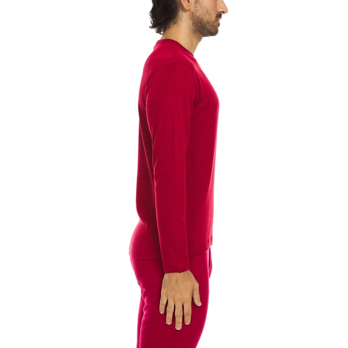 Men's Wool Thermal Top Midweight Base Layer - 100% Merino Wool - Osadia Concept Store
