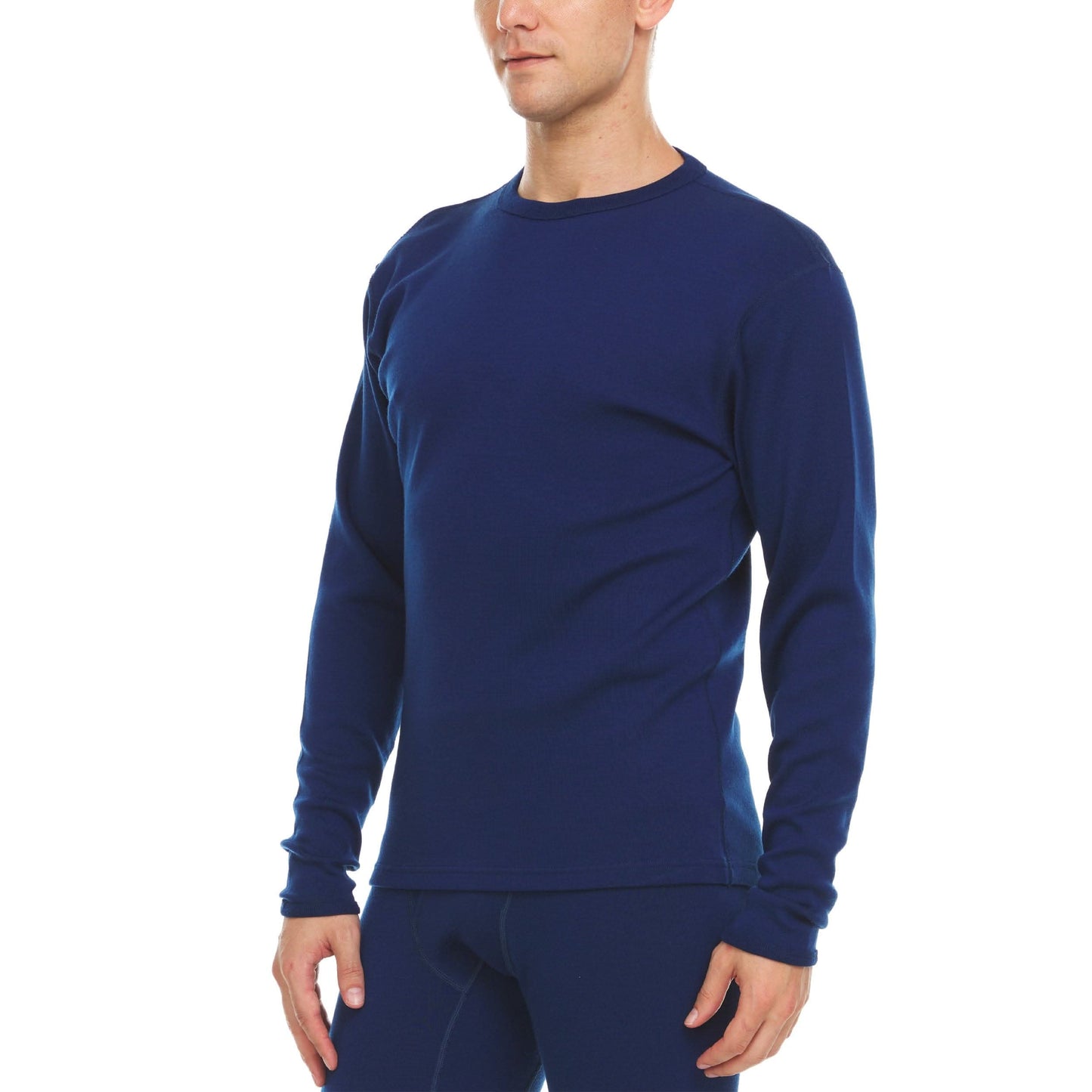 Heavyweight Men's Wool Crew Top - 100% Merino Wool - Osadia Concept Store