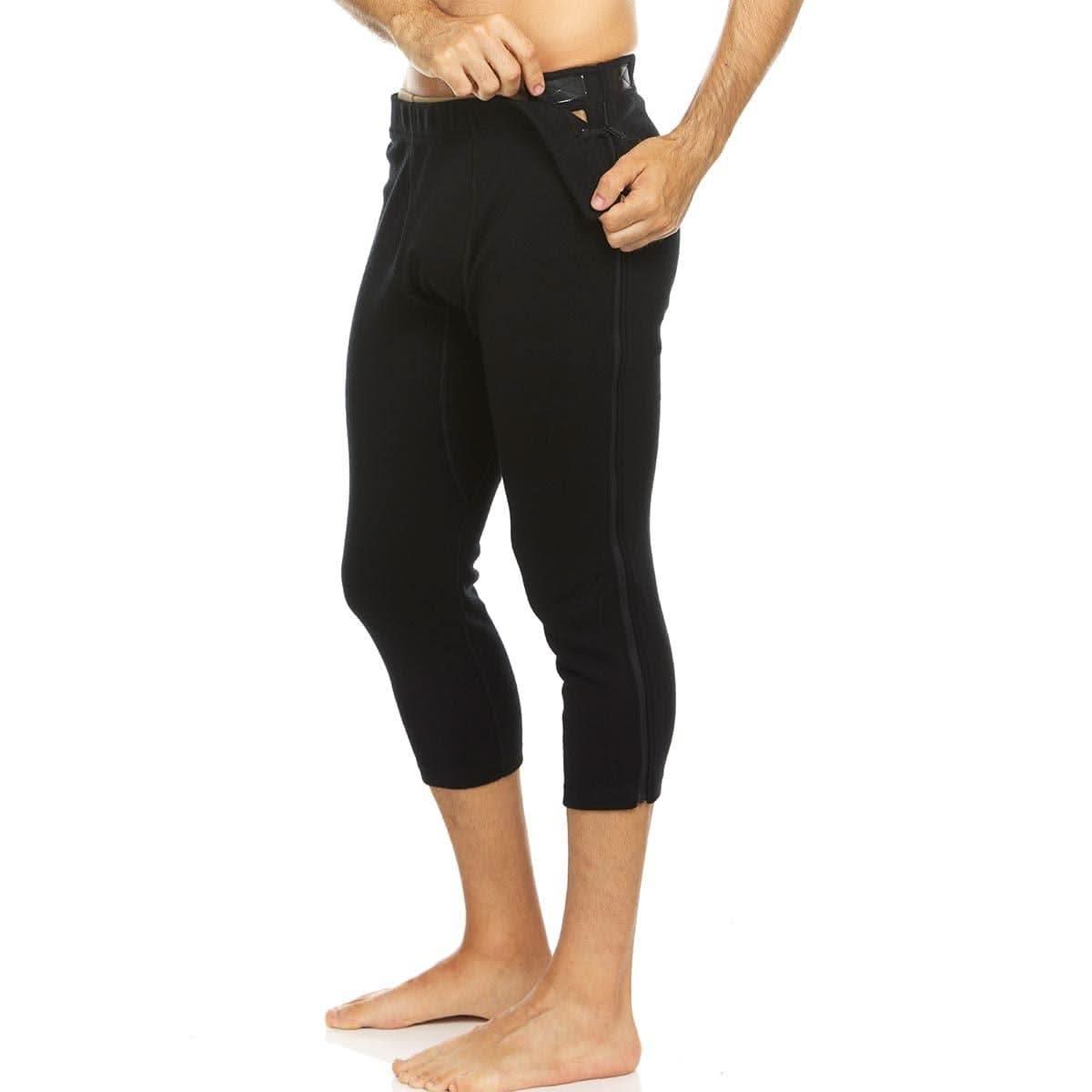 Heavyweight Wool Zip-Off Bottoms 3/4 length - 100% Merino Wool - Osadia Concept Store
