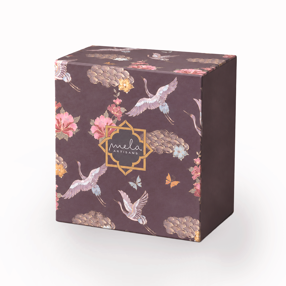 Decorative Flat Printed Packaging Gift Boxes, 3 sizes