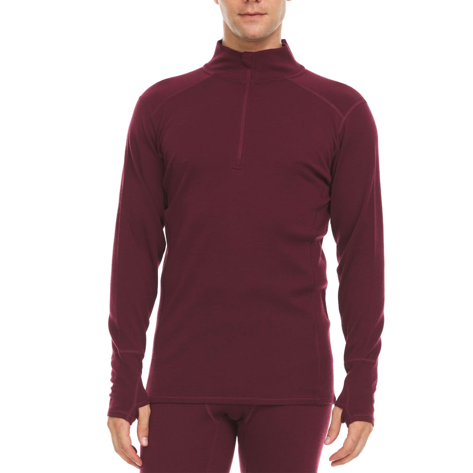Midweight Men's Wool 1/4 Zip -  100% Merino Wool - Osadia Concept Store