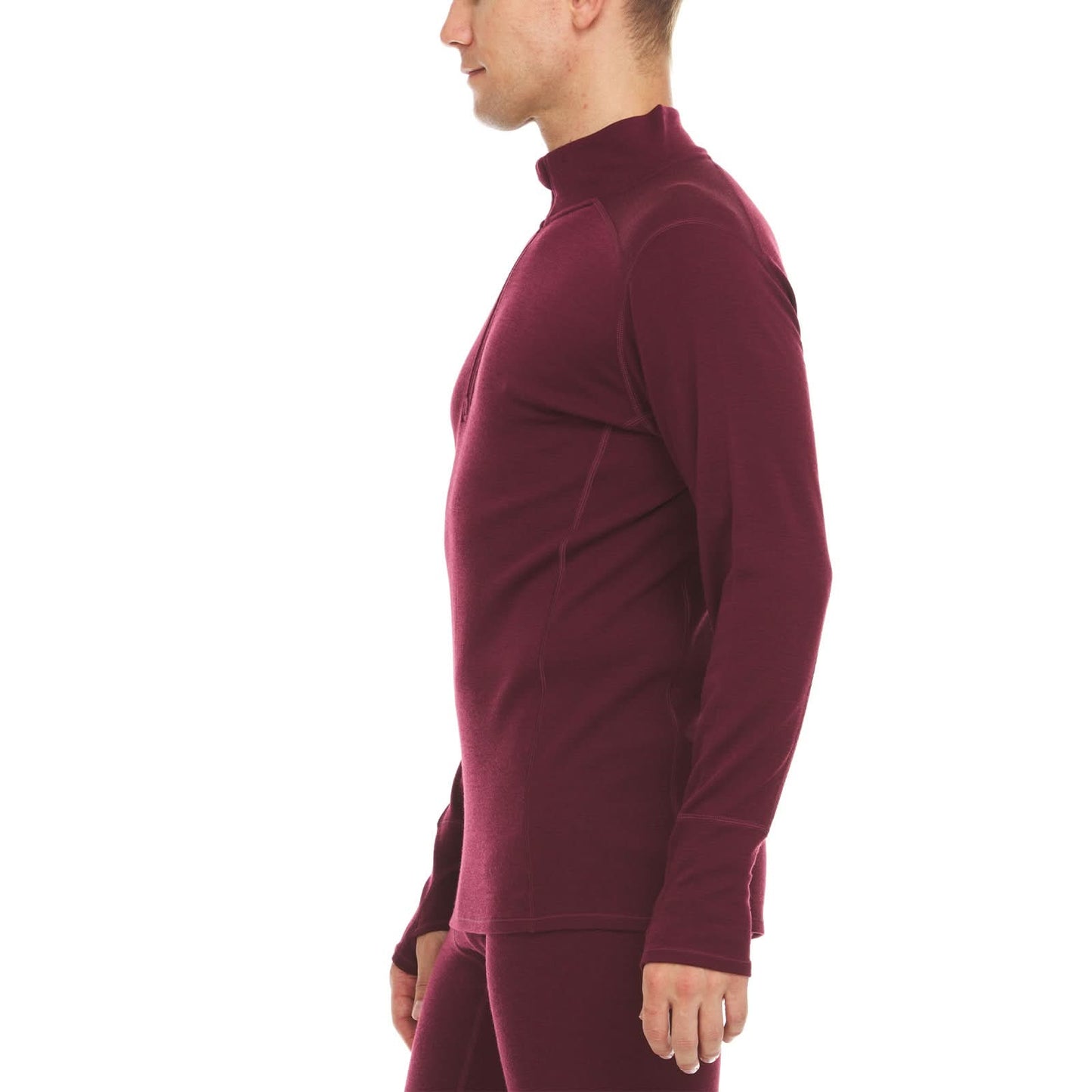 Midweight Men's Wool 1/4 Zip -  100% Merino Wool - Osadia Concept Store