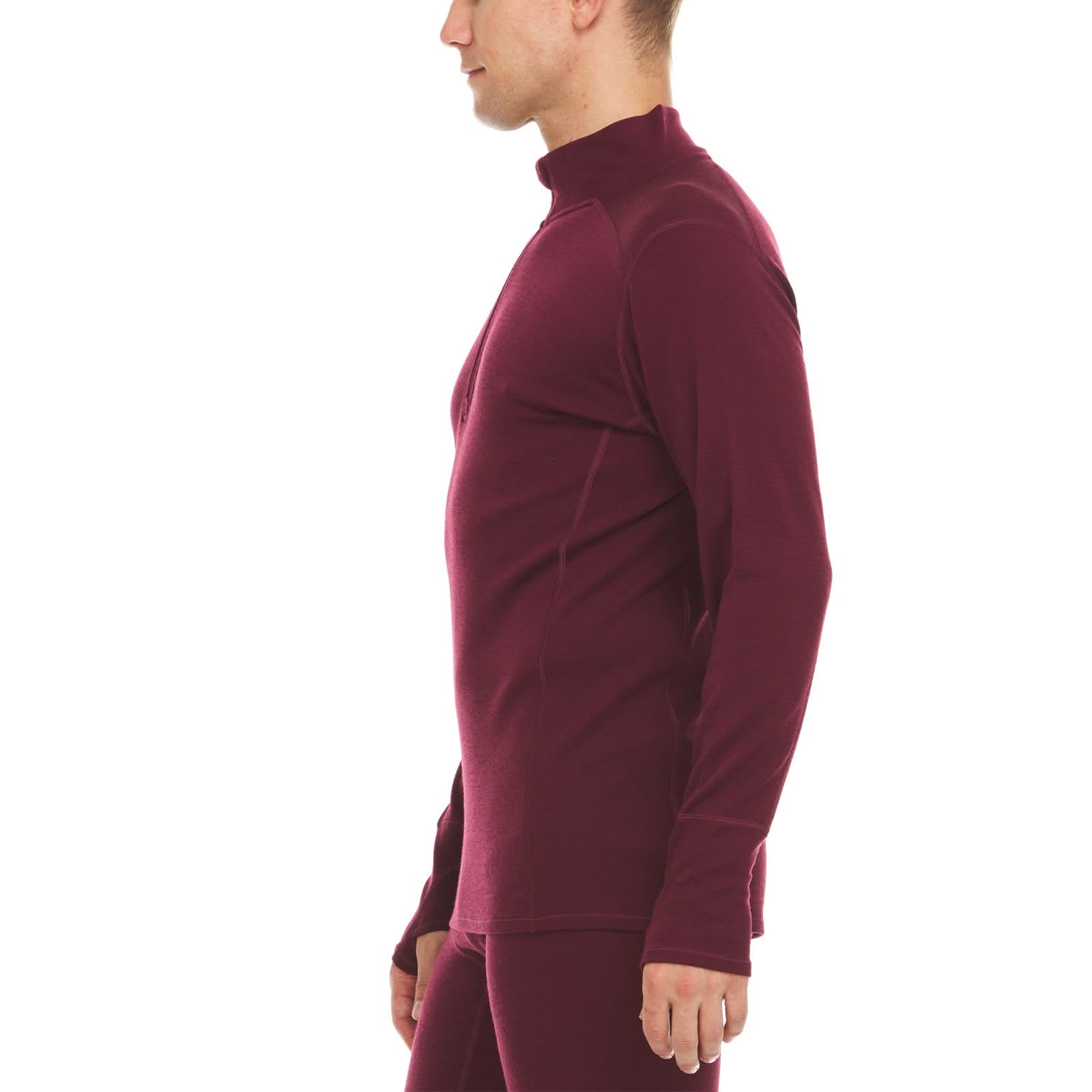 Midweight Men's Wool 1/4 Zip -  100% Merino Wool - Osadia Concept Store