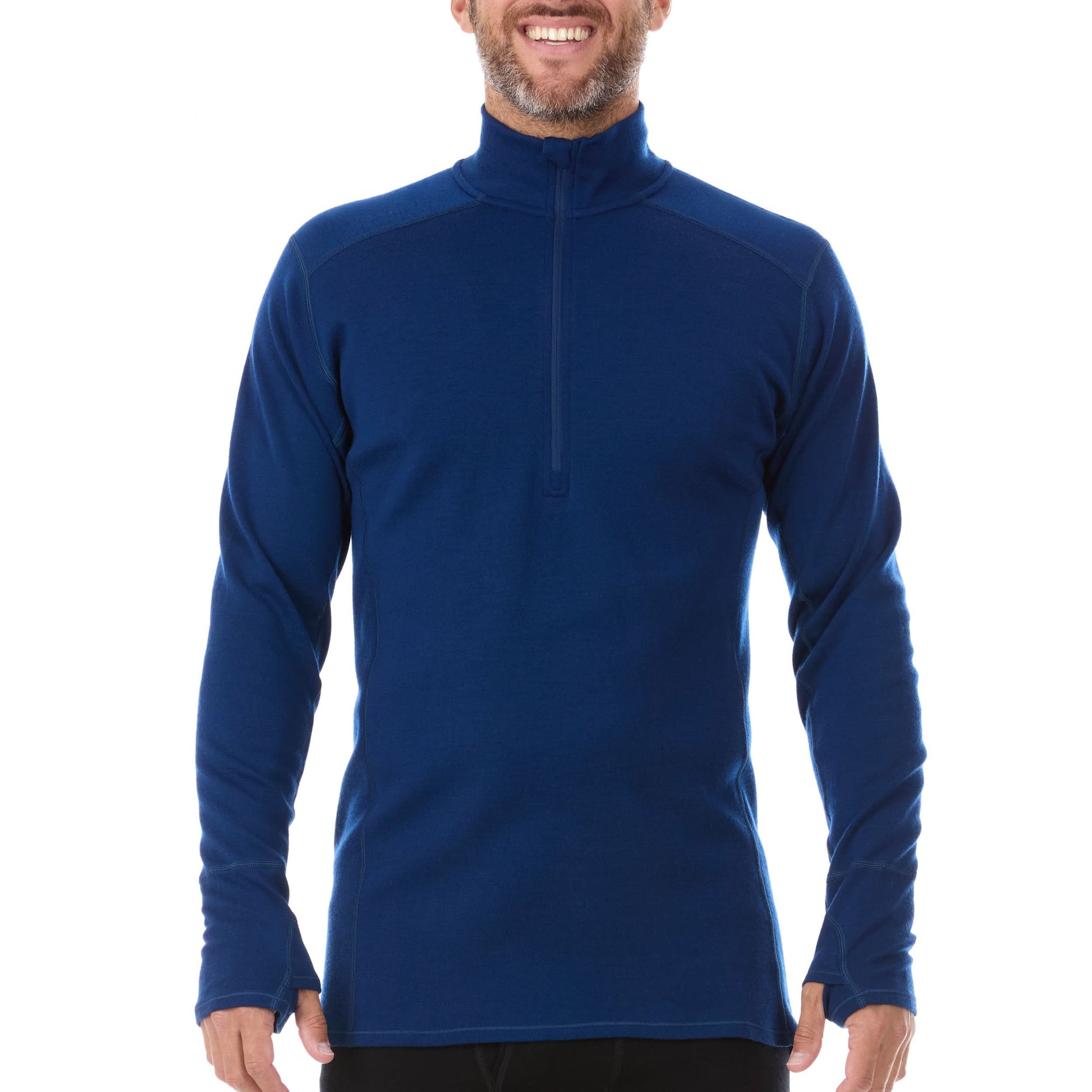 Midweight Men's Wool 1/4 Zip -  100% Merino Wool - Osadia Concept Store