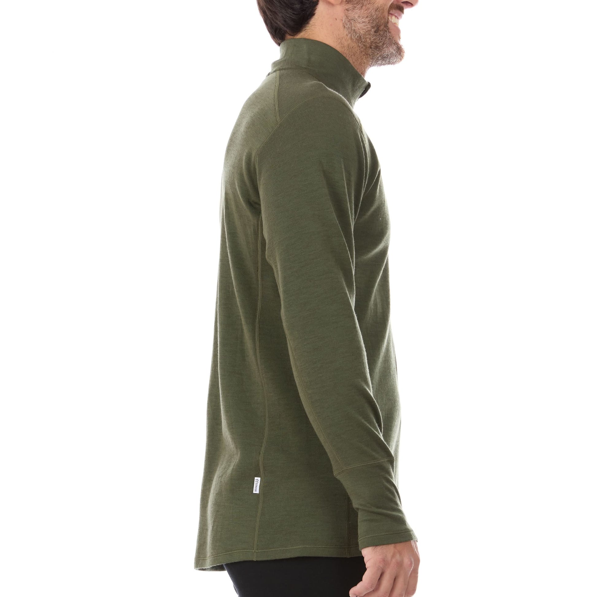 Midweight Men's Wool 1/4 Zip -  100% Merino Wool - Osadia Concept Store