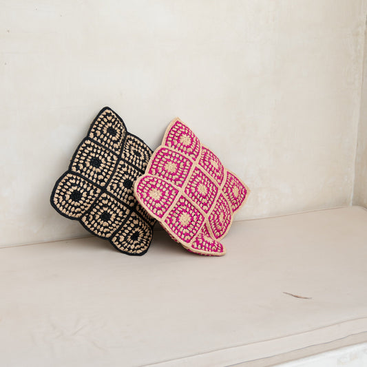 Raffia Cushion