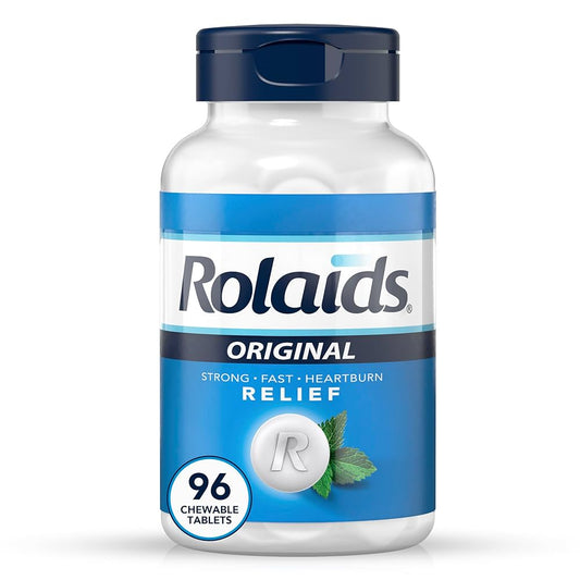 Rolaids Ultra Strength 72 Chewable Tablets Assorted Fruit Extra Strength 96 Mint Chewable Tablets Heartburn Relief