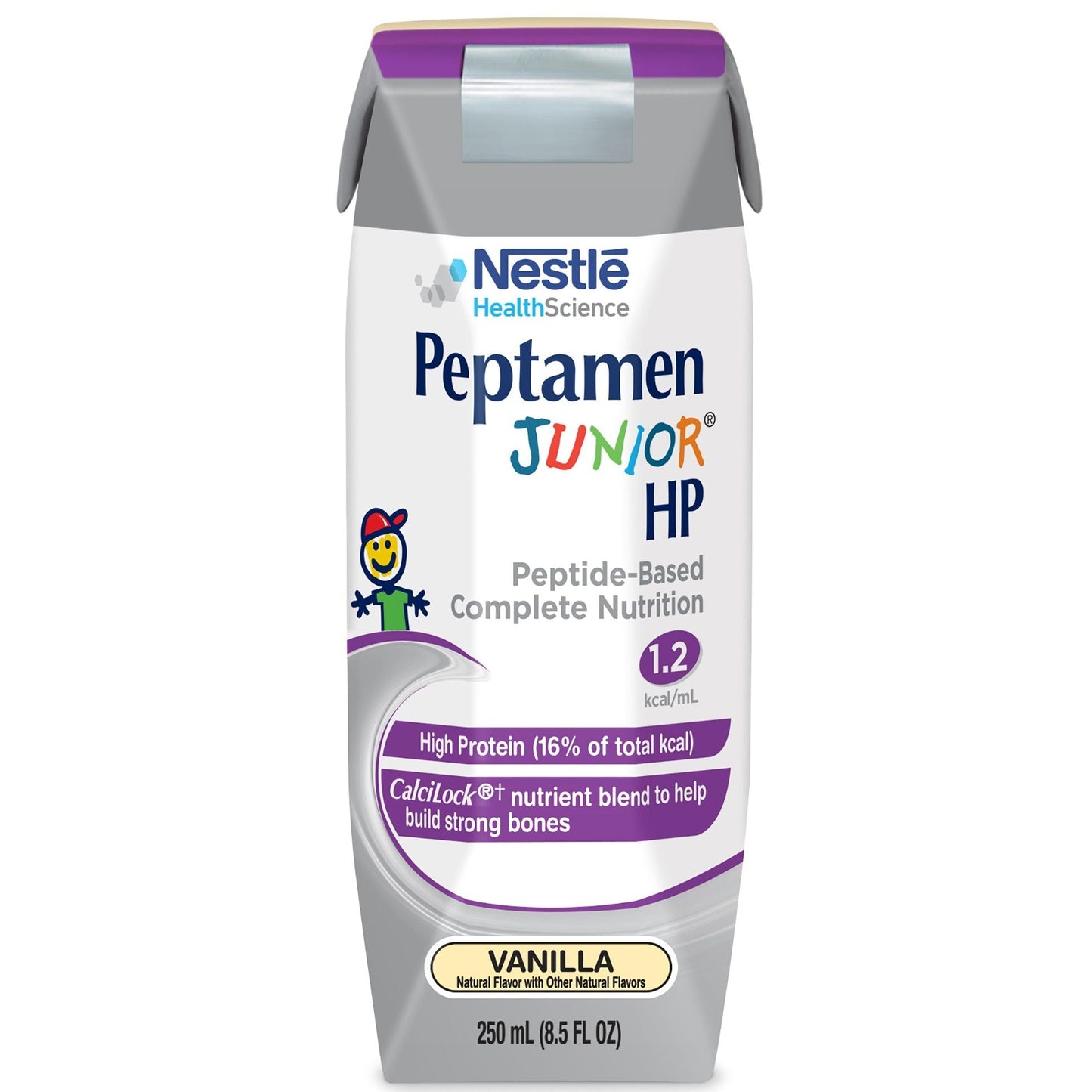 Peptamen Nestle Junior HP Vanilla Prism Drink, 8.45 Fluid Ounce -- 24 Per Case