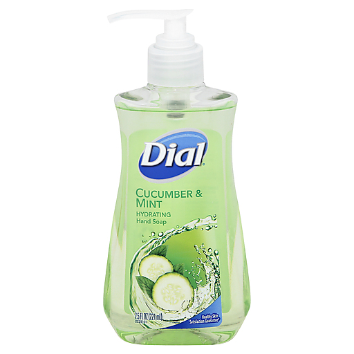 Dial Liquid Hand Soap, Cucumber & Mint, 7.5 Fluid Ounces