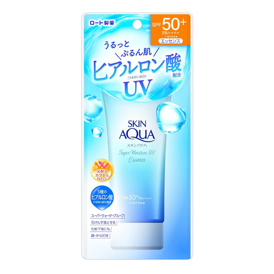 Rohto Skin Aqua UV Super Moisture Essence SPF 50+ PA++++ 80g - Osadia Concept Store