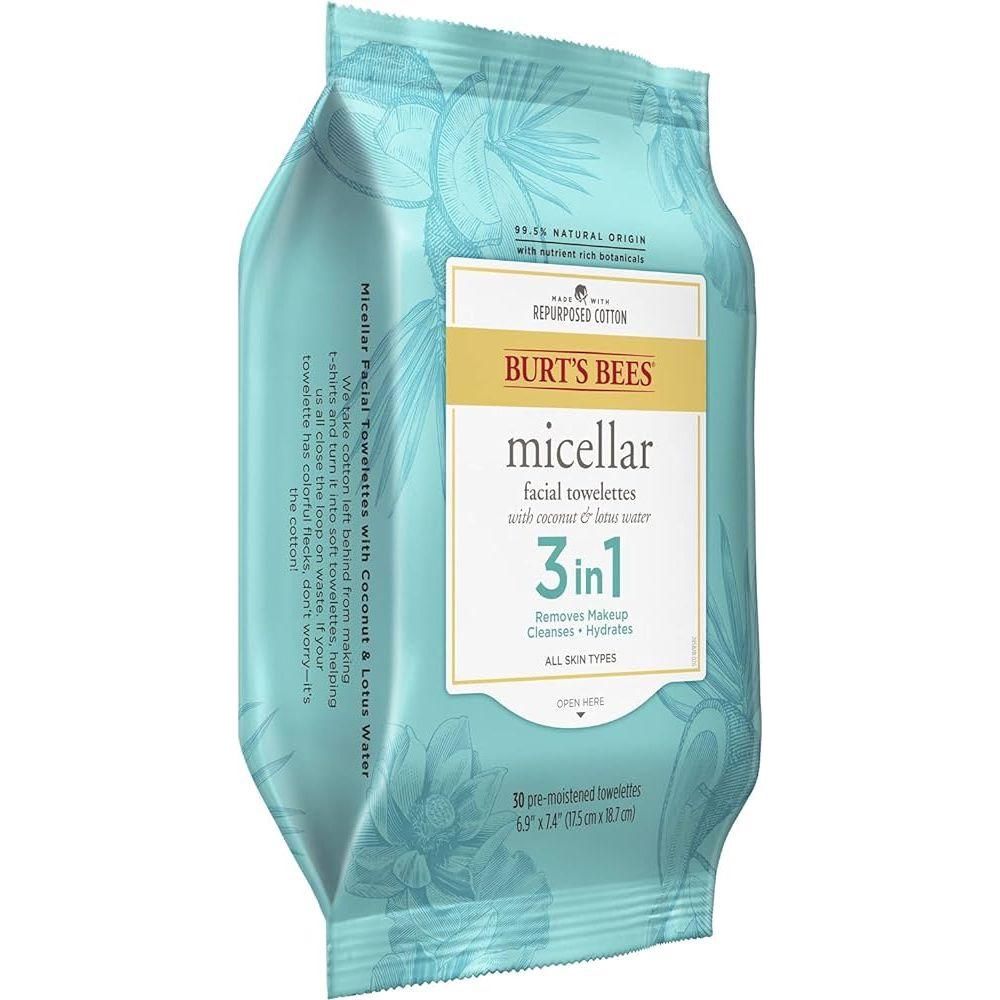 Burt's Bees 3-in-1 Micellar Cleansing Towelettes 30ct