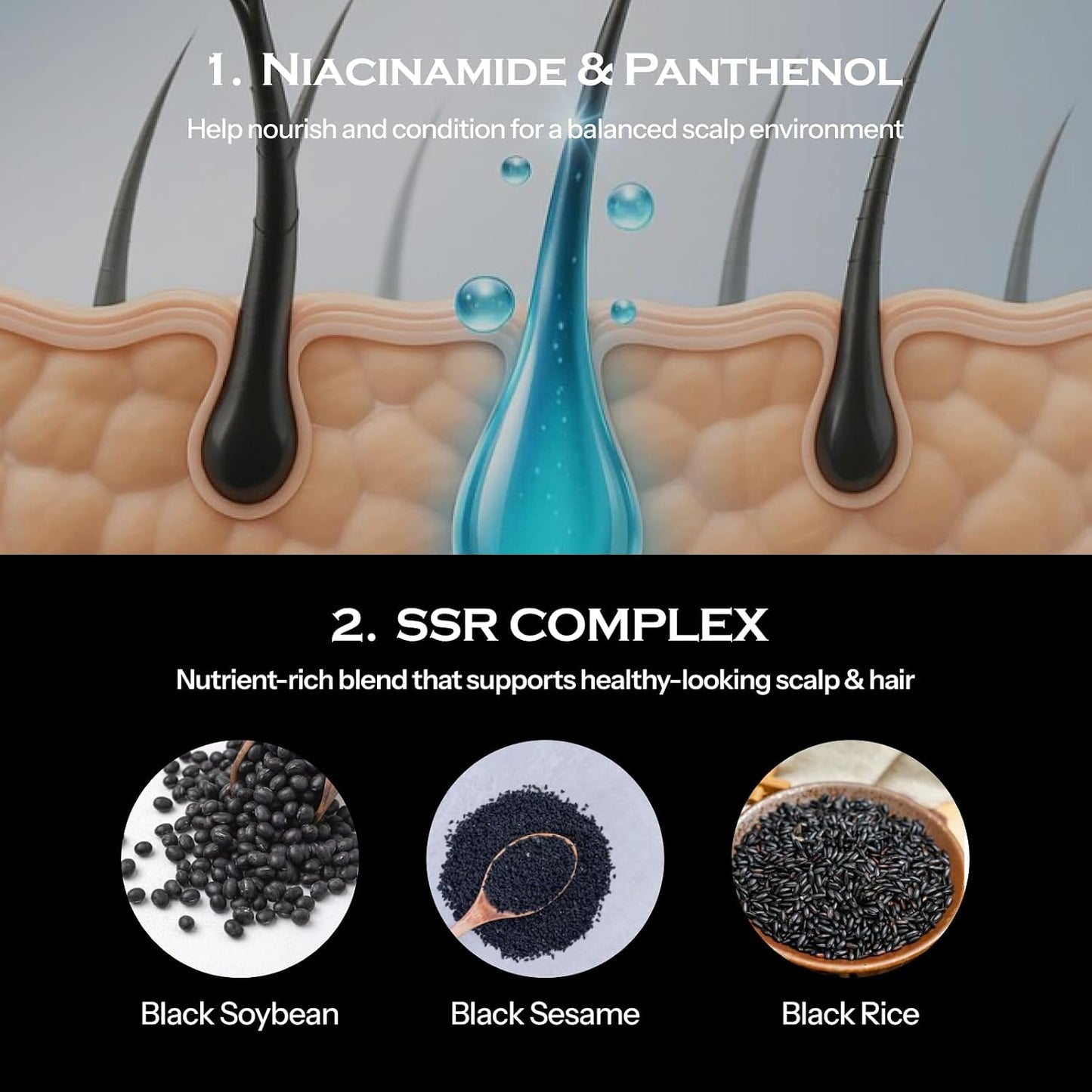 FORBEAUT Scalp Tattoo (Black)