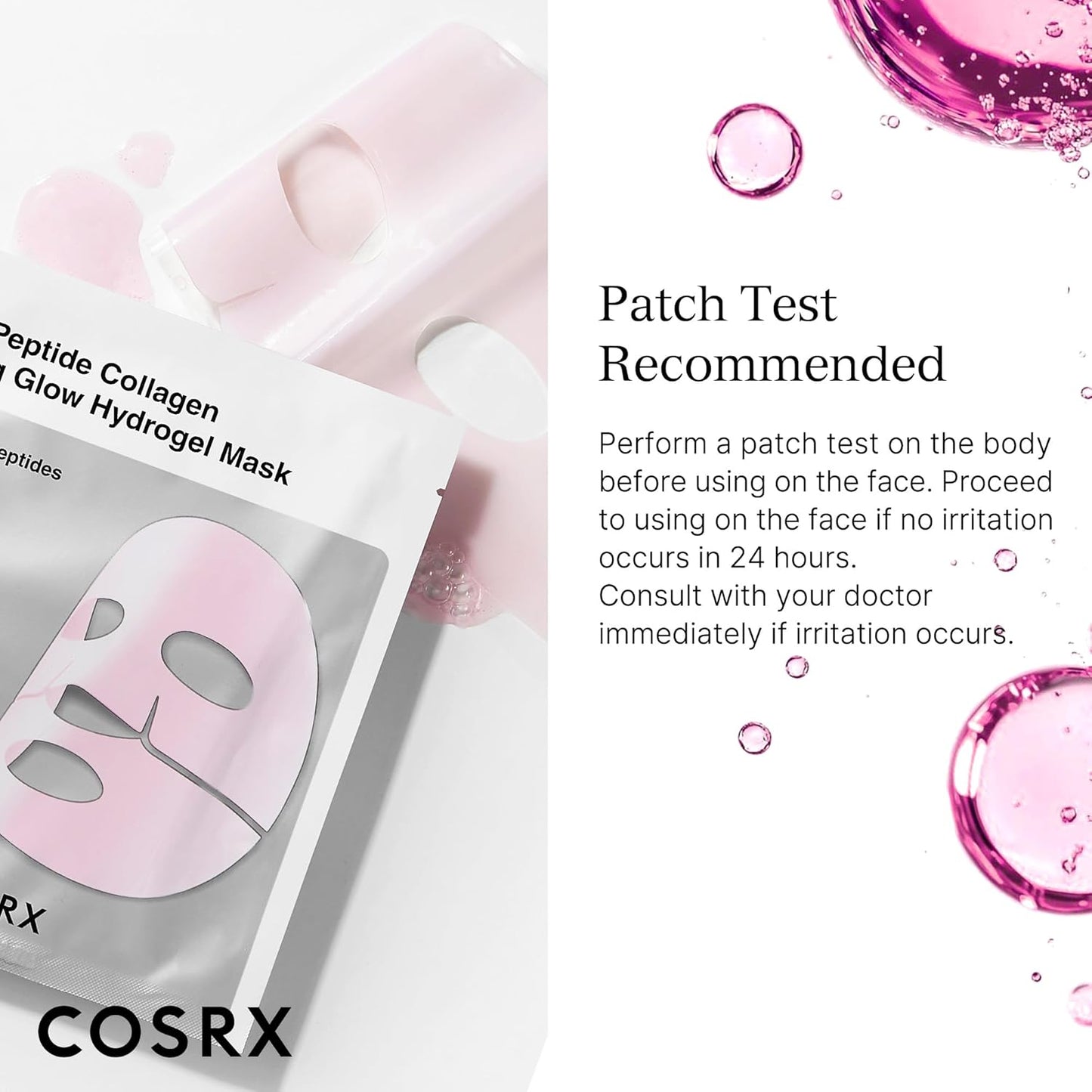 Cosrx The Peptide Collagen Lifting Glow Hydrogel Mask - Osadia Concept Store