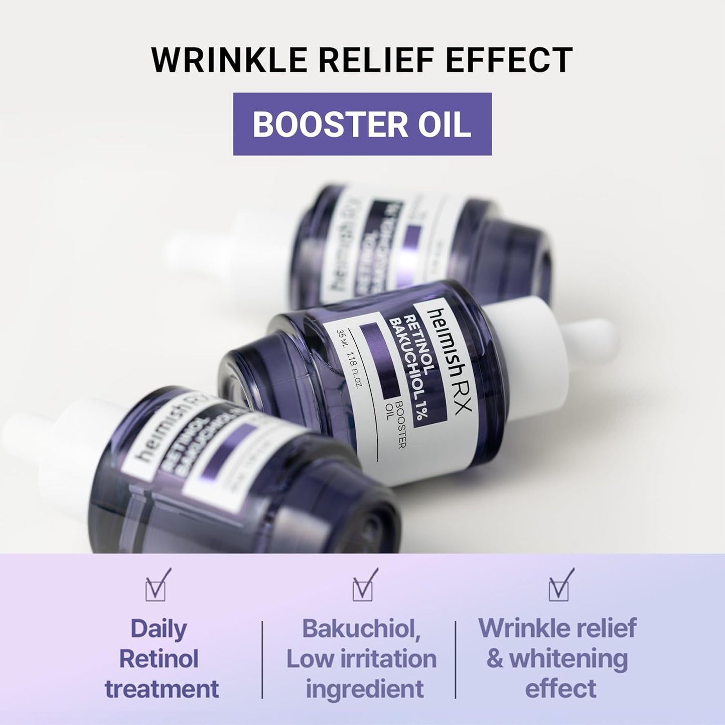 Heimish RX Retinol Bakuchiol 1% Booster Oil