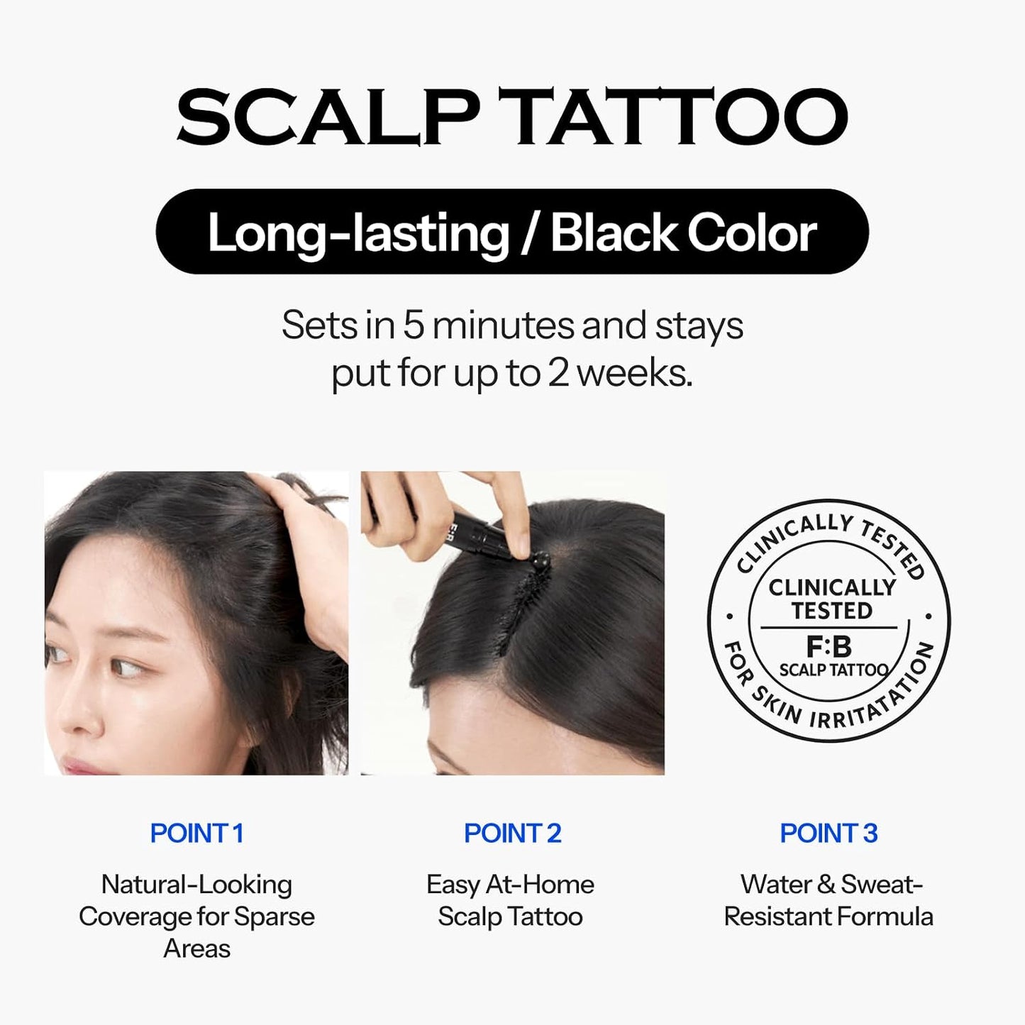 FORBEAUT Scalp Tattoo (Black)