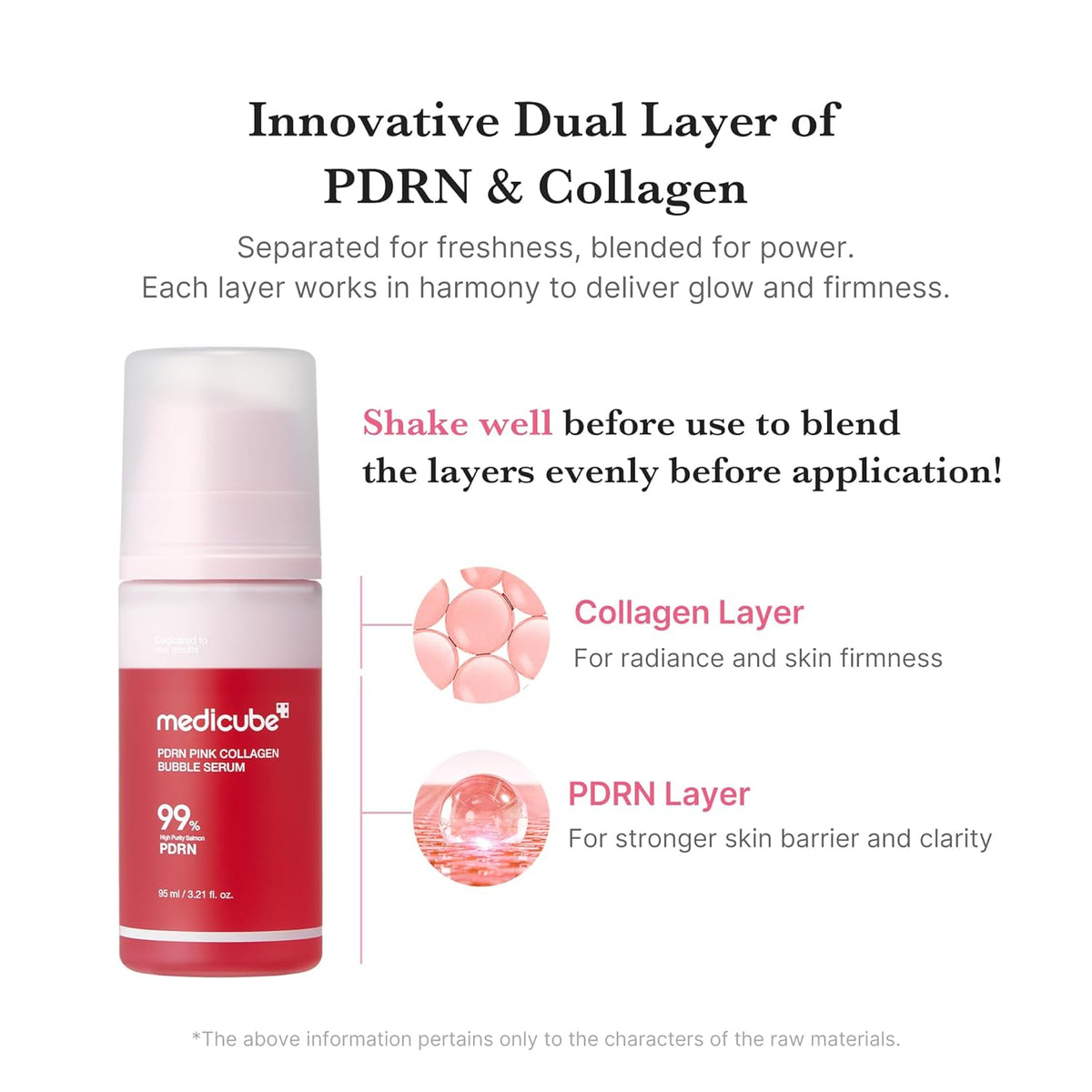Medicube PDRN Pink Collagen Bubble Serum