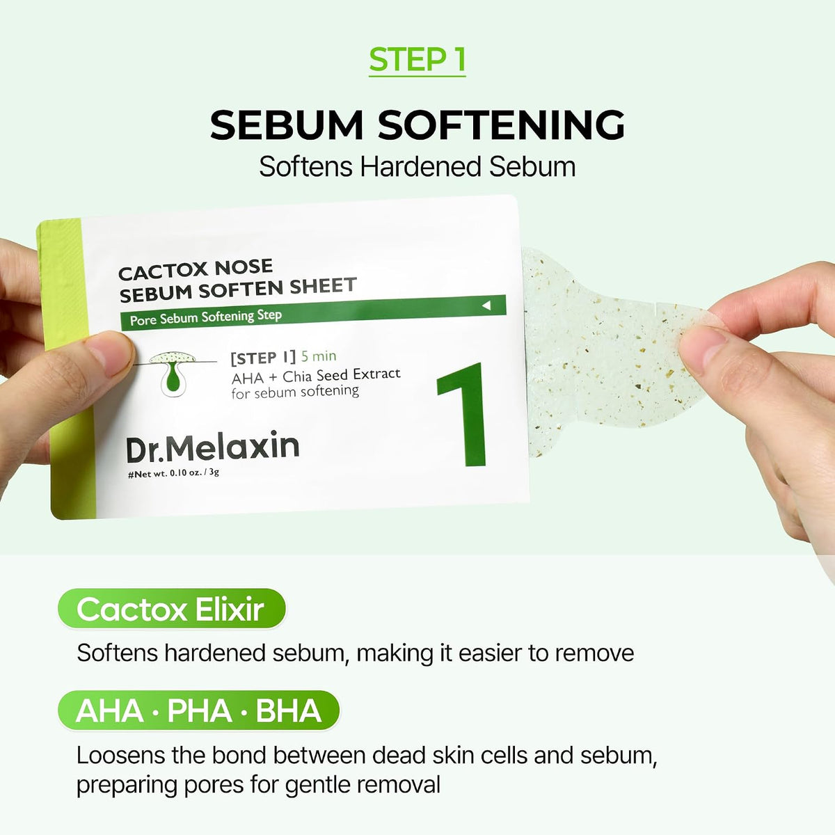 Dr. Melaxin Cactox 3-step Nose Pore Pack