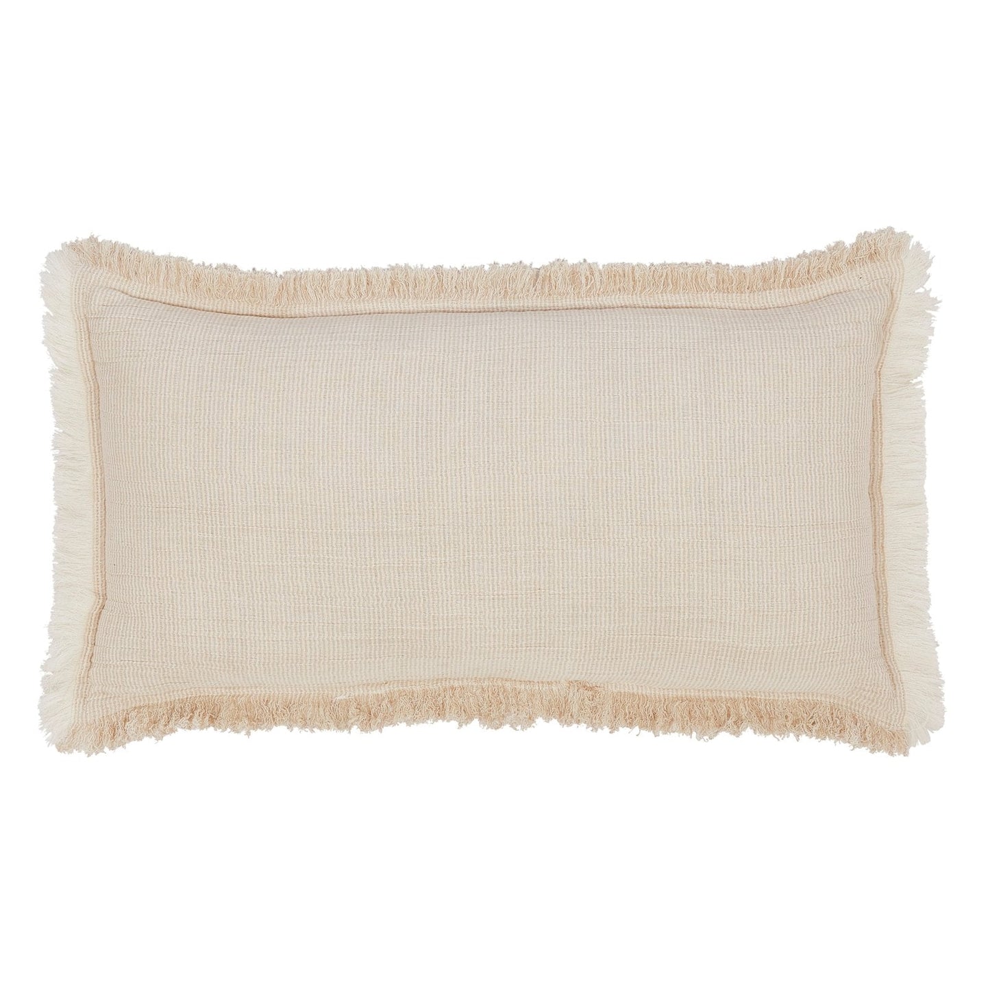 Monroe Cotton Fringe Blanket Deco Pillow