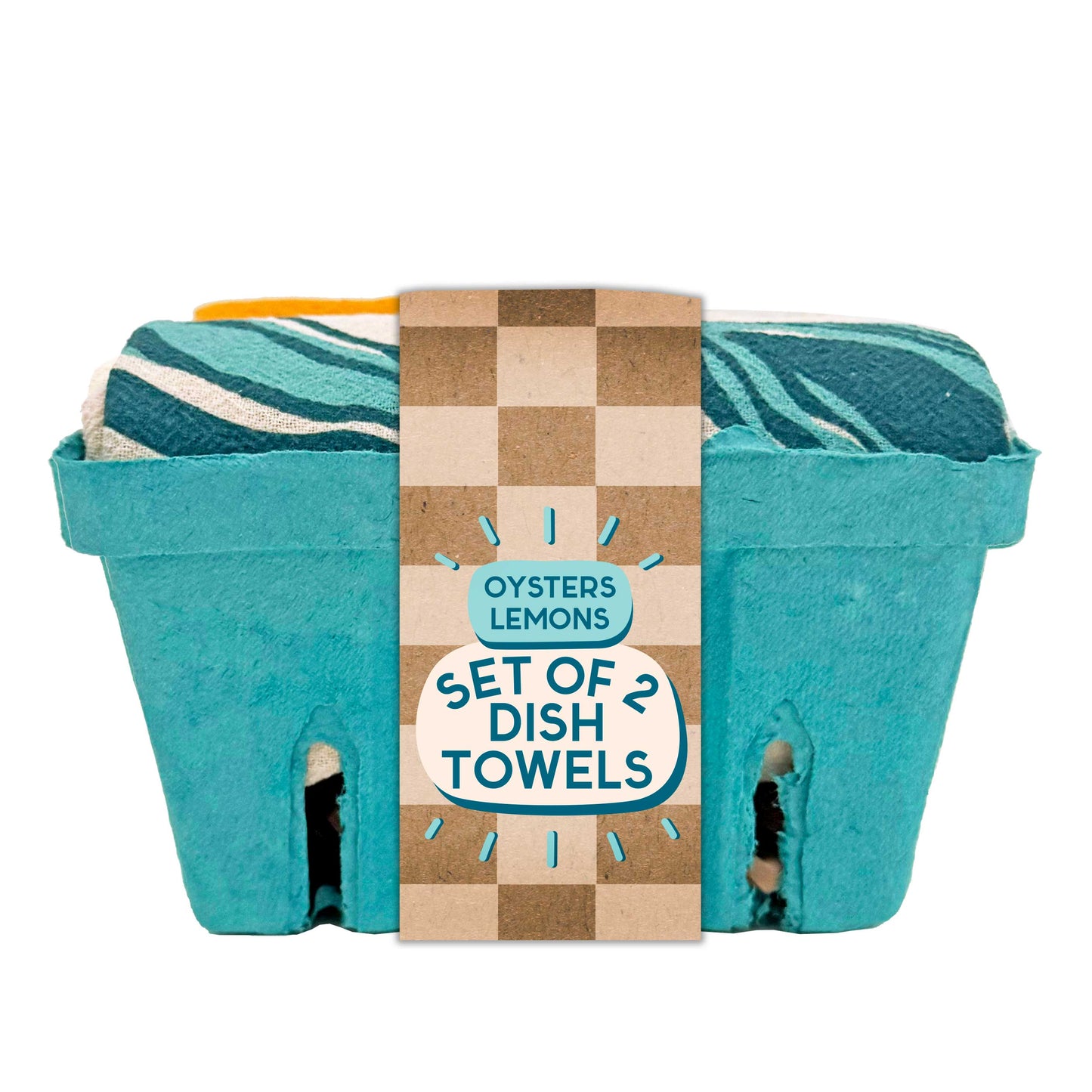 Fresh Oysters - Dish Towel Set of 2