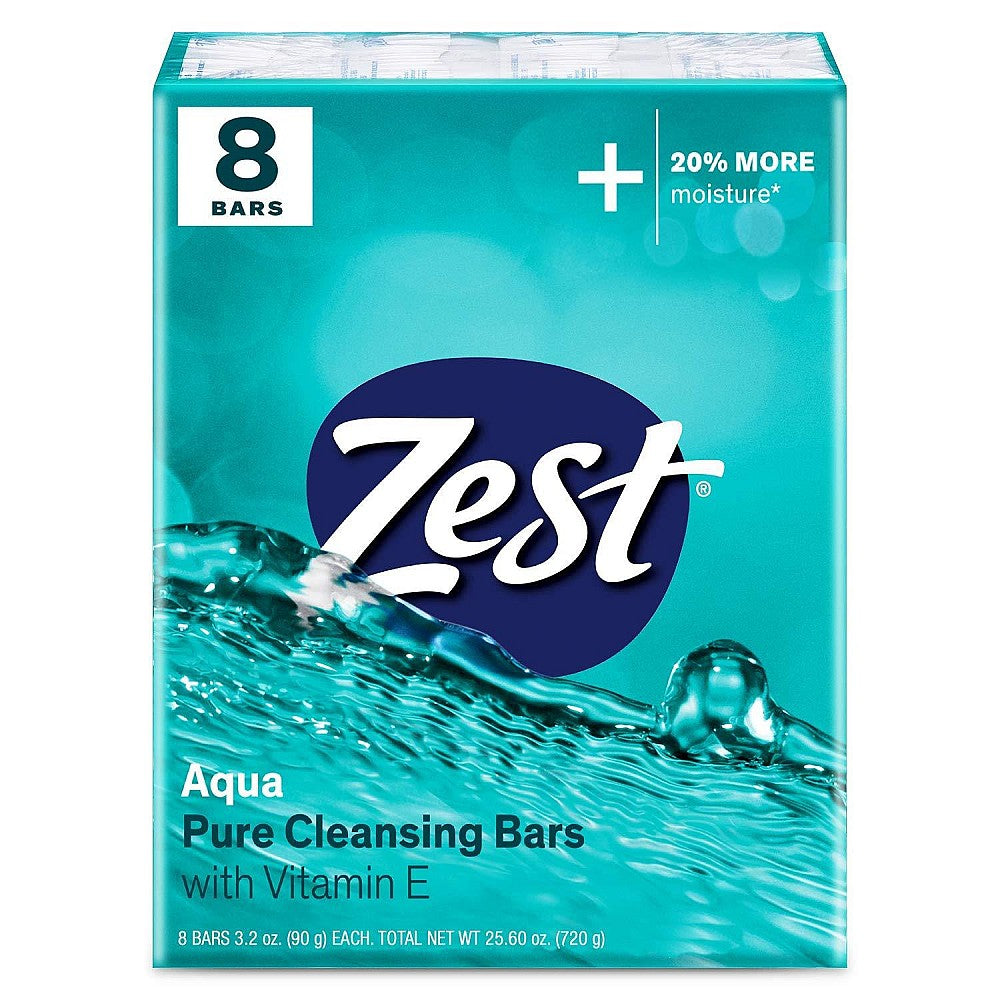 Zest Pure Cleansing Bars, Aqua