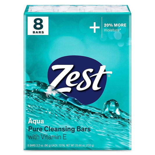 Zest Pure Cleansing Bars, Aqua