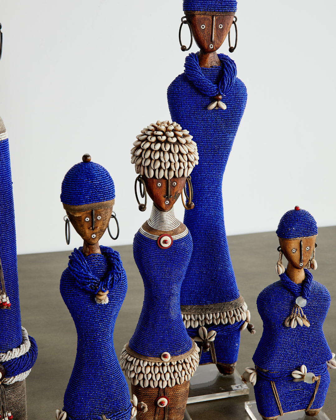 Tanzanite Beaded African Namji Doll
