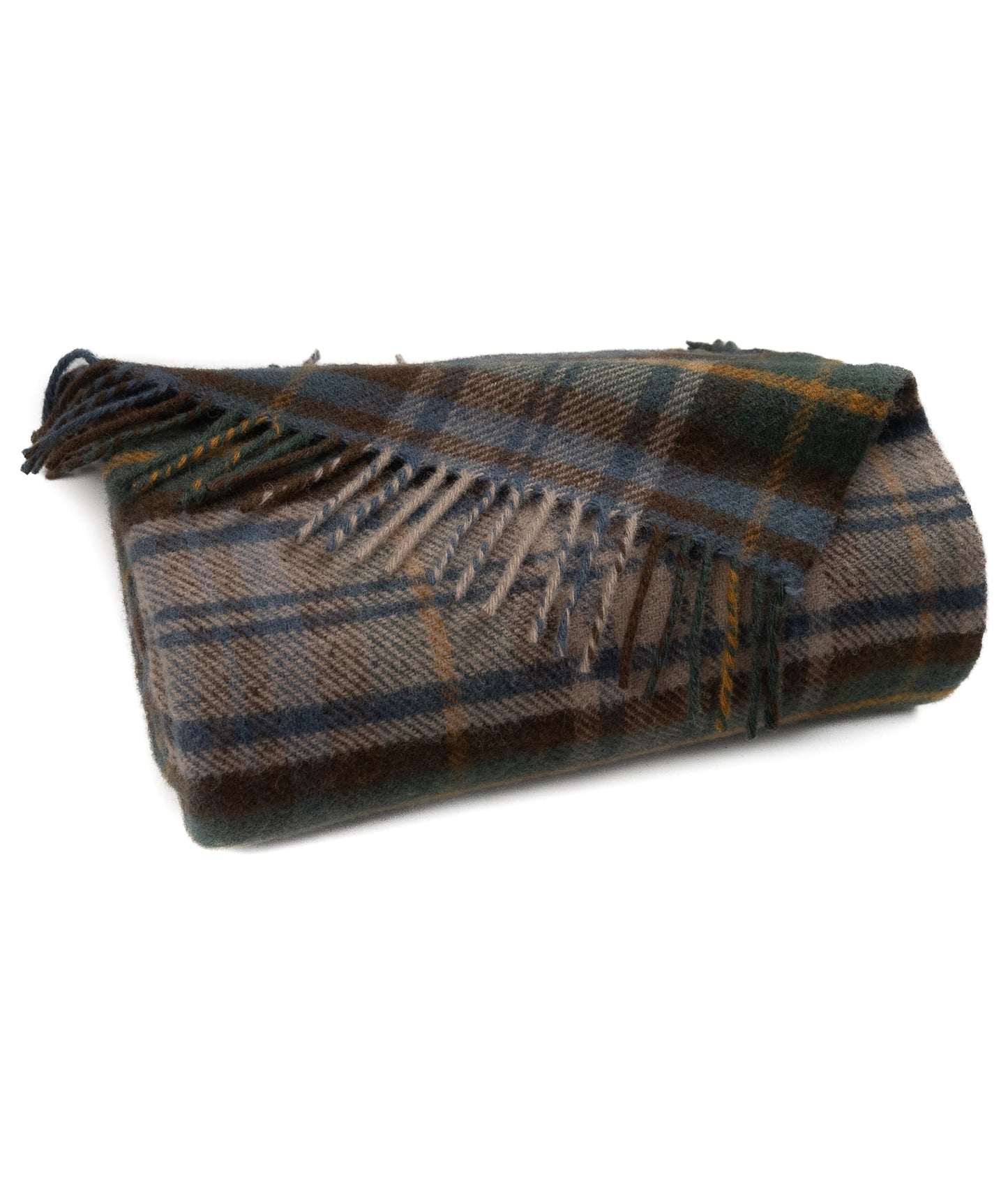 Highland Tweeds New Wool Fluffy Throw ~Antique Dress Gordon ~