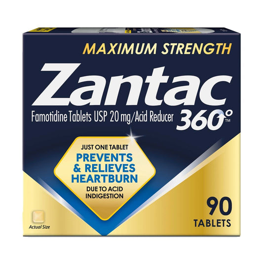 Zantac 360 Tablets Maximum Strength Acid Reducer