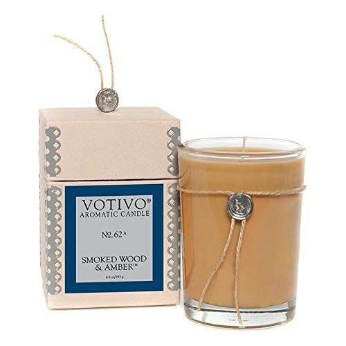 Votivo Aromatic Candle Smoked Wood & Amber 6.8