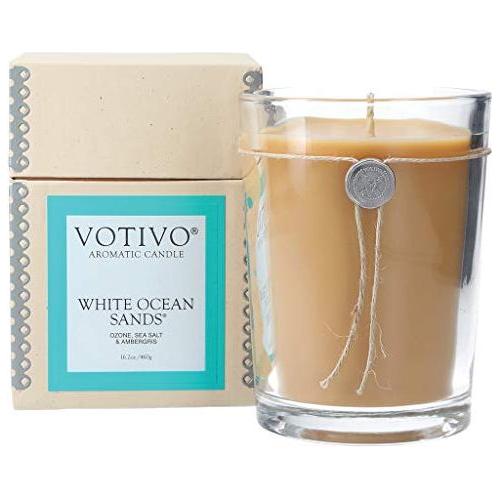 Votivo Aromatic Candle White Ocean Sands 6.8oz