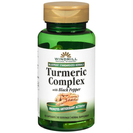 Windmill Turmeric Complex 1500 Mg With Black Pepper Capsules