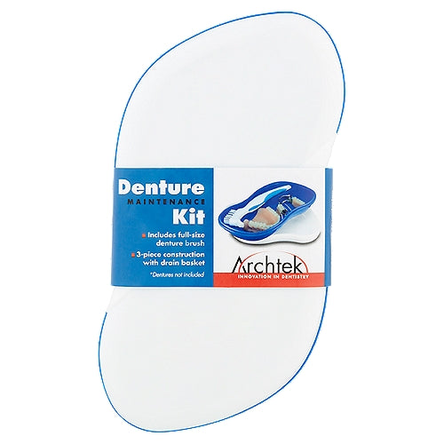 Archtek Denture Maintenance Kit With Brush, White