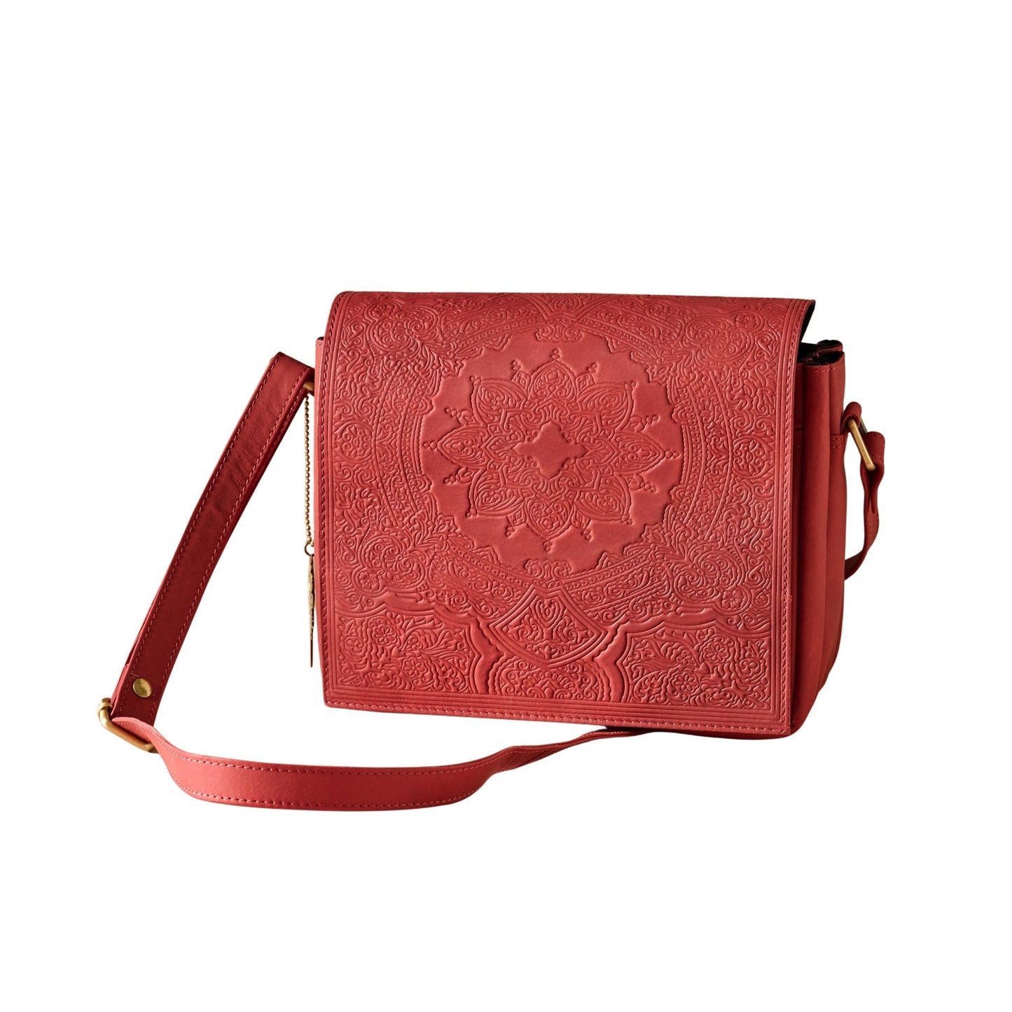 Kohra Embossed Leather Crossbody Bag
