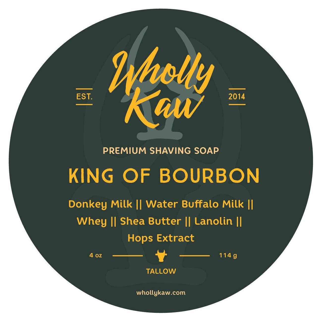 Wholly Kaw King of Bourbon Shaving Collection