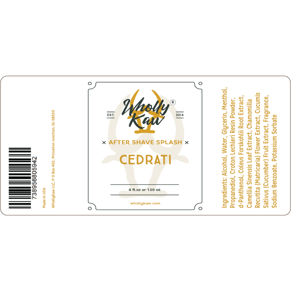 Wholly Kaw Cedrati Shaving Collection