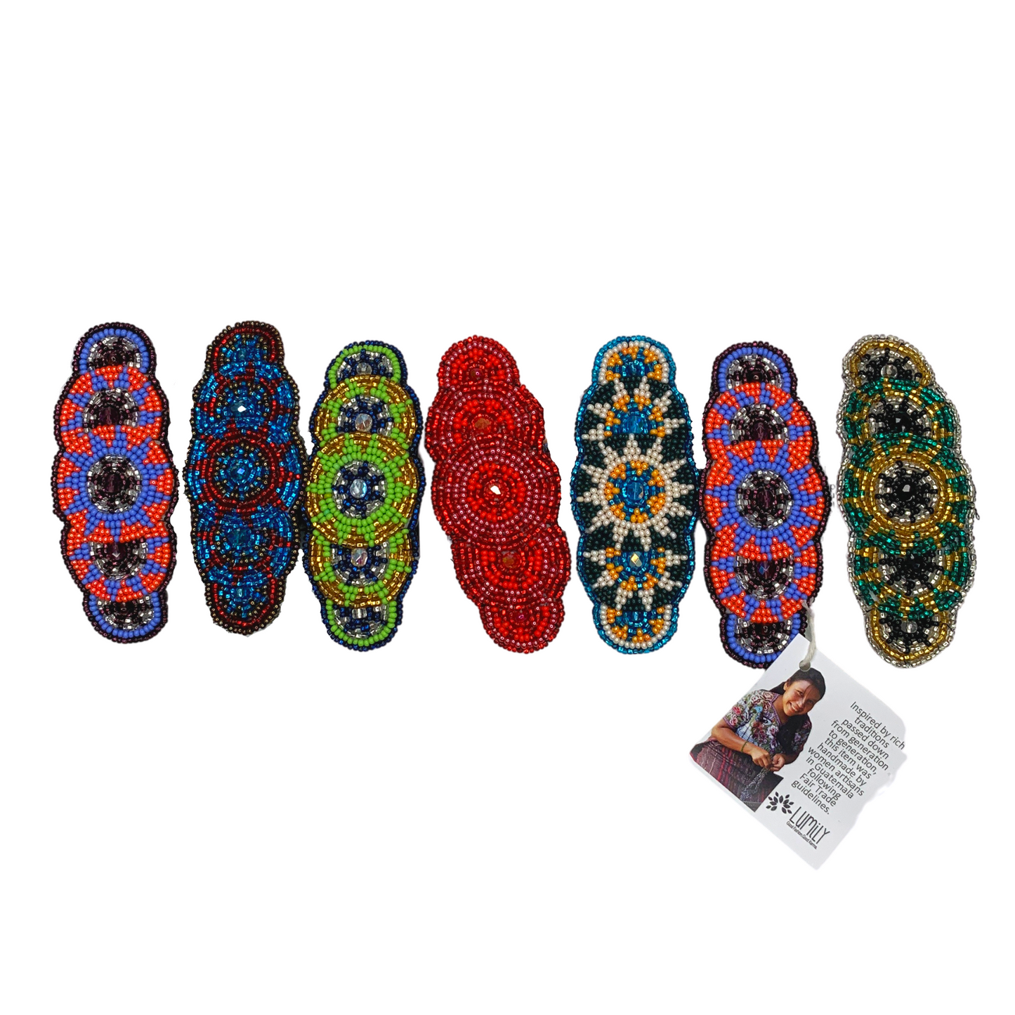 Andrea Seed Bead Hair Barrette - Guatemala - Osadia Concept Store