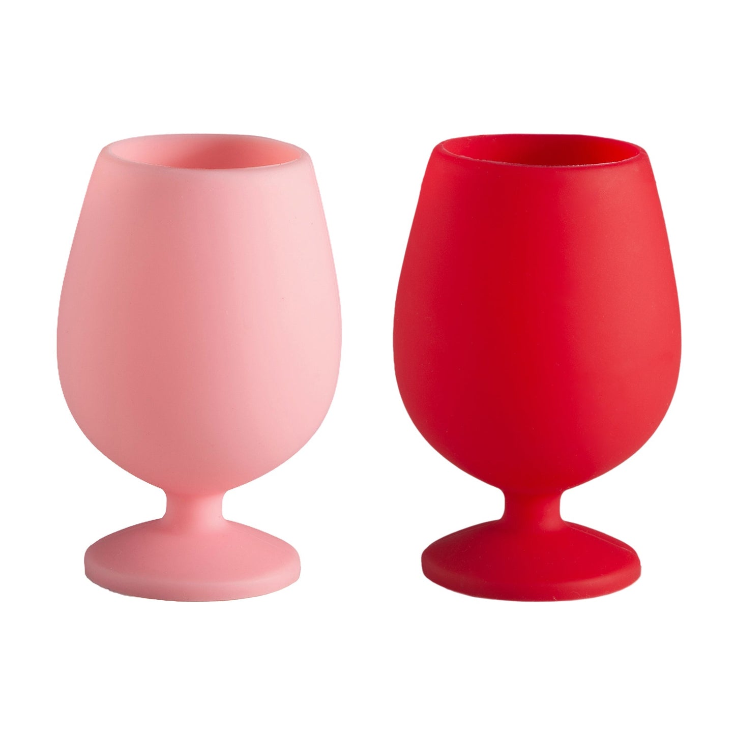cherry + blush | stemm | silicone unbreakable wine glasses