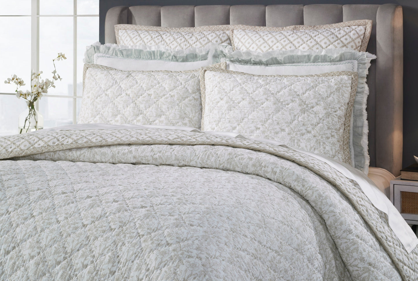 Bliss Printed Cotton Quilted Quilt